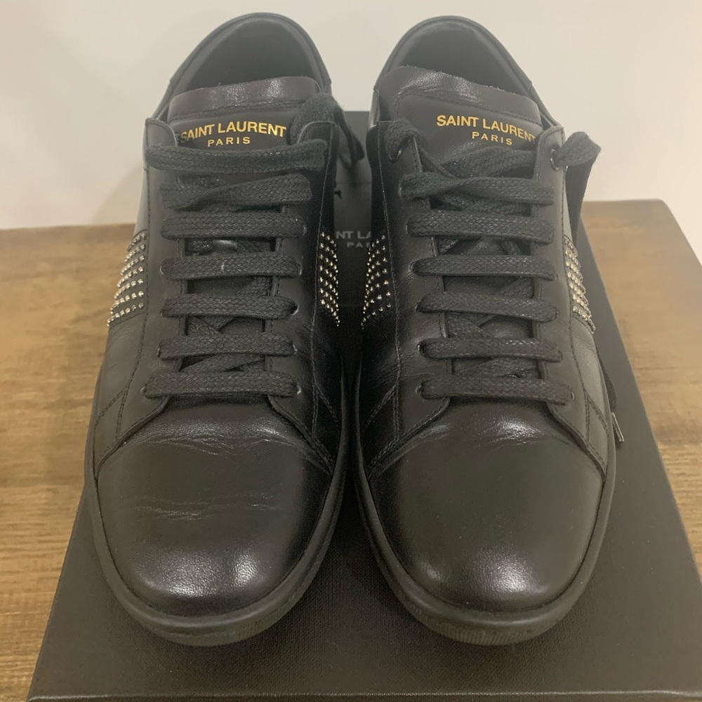 Saint Laurent Microstud Sneakers - Picture 4 of 16